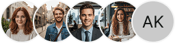 Several investor profile avatars displayed in a Green Capridge trading review section